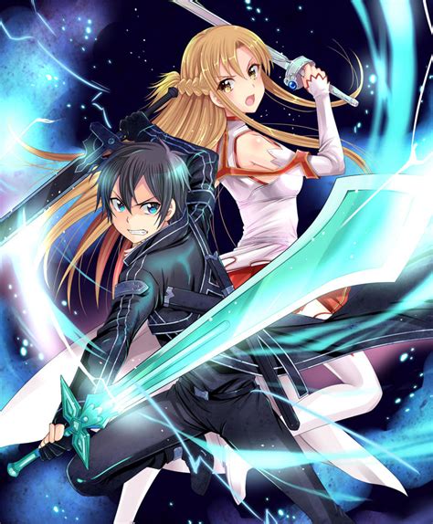 sao kirito and asuna